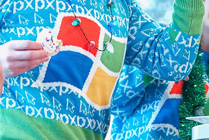 An Ugly Windows Xp Sweater Is All I Want For Christmas Pc Gamer