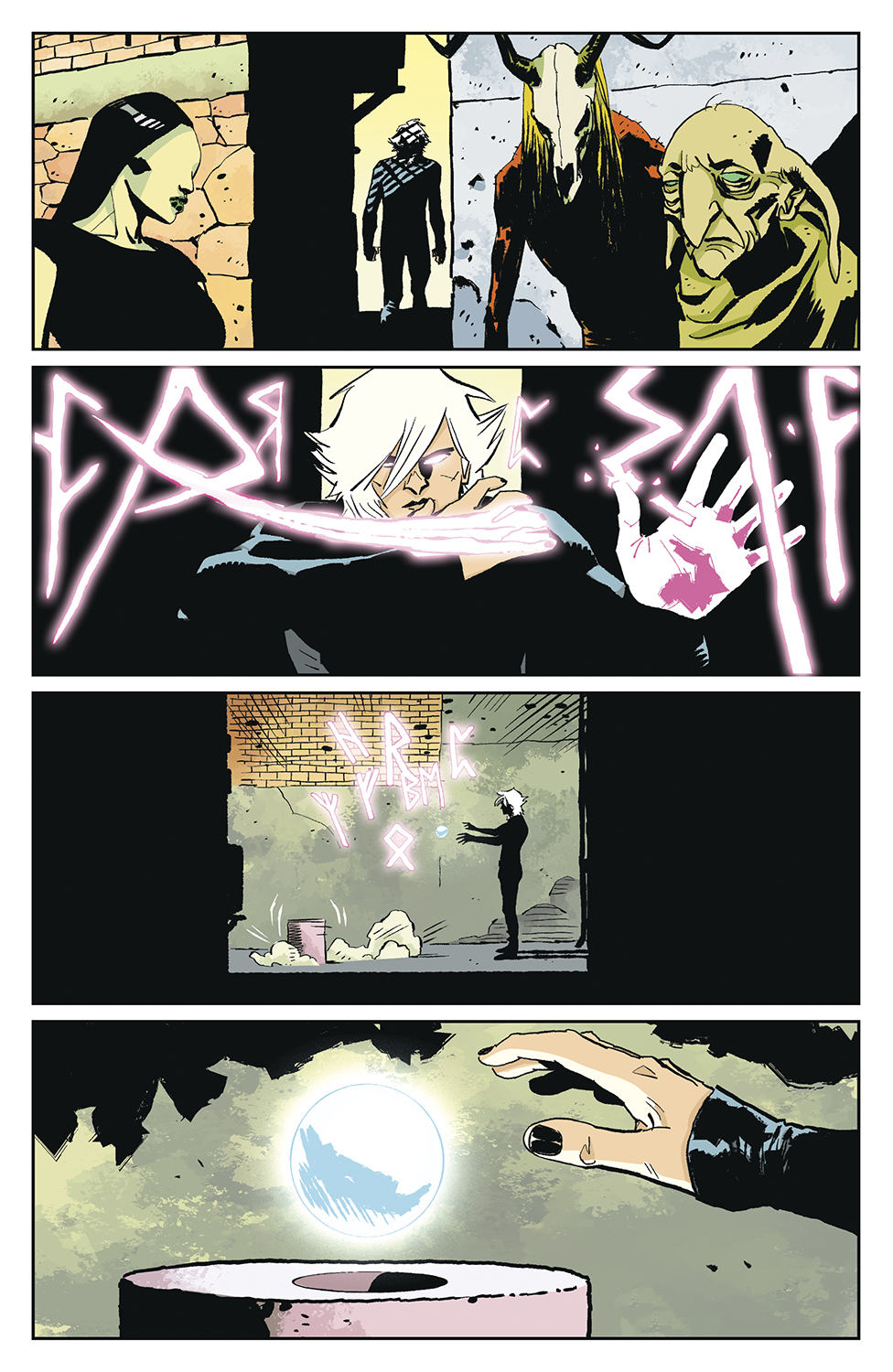 Preview pages from Lost Fantasy #1.