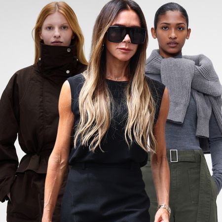 campaign photos for Gap's second collaboration with Victoria Beckham for fall 2026