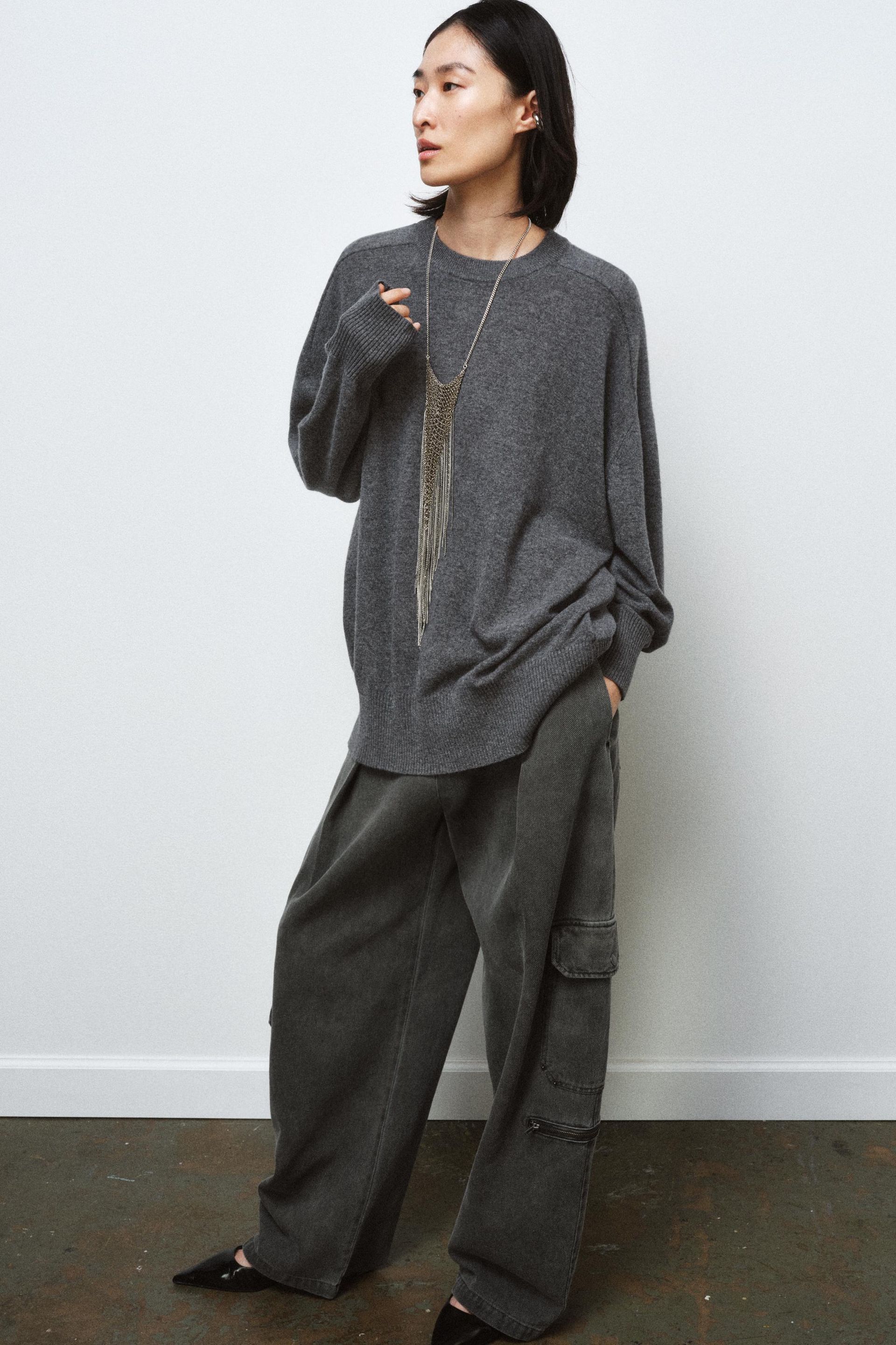 100% Wool Oversized Jumper