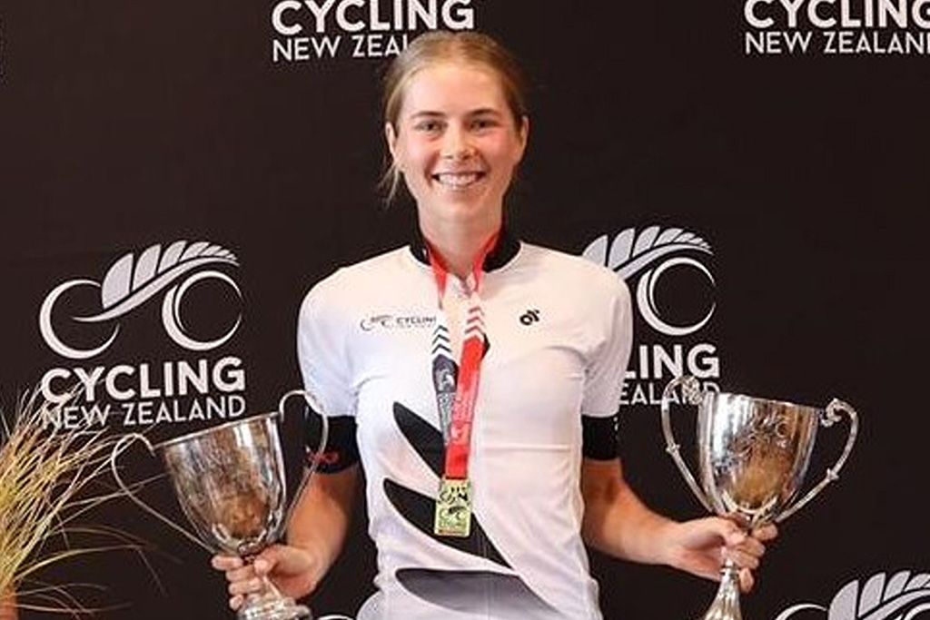 Ella Wyllie (Liv AlUla Jayco) wins the combine U23 and elite road race at New Zealand&#039;s Road National Championships 2024