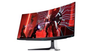 Product shot of Alienware AW3423DW, one of the best Dell monitors