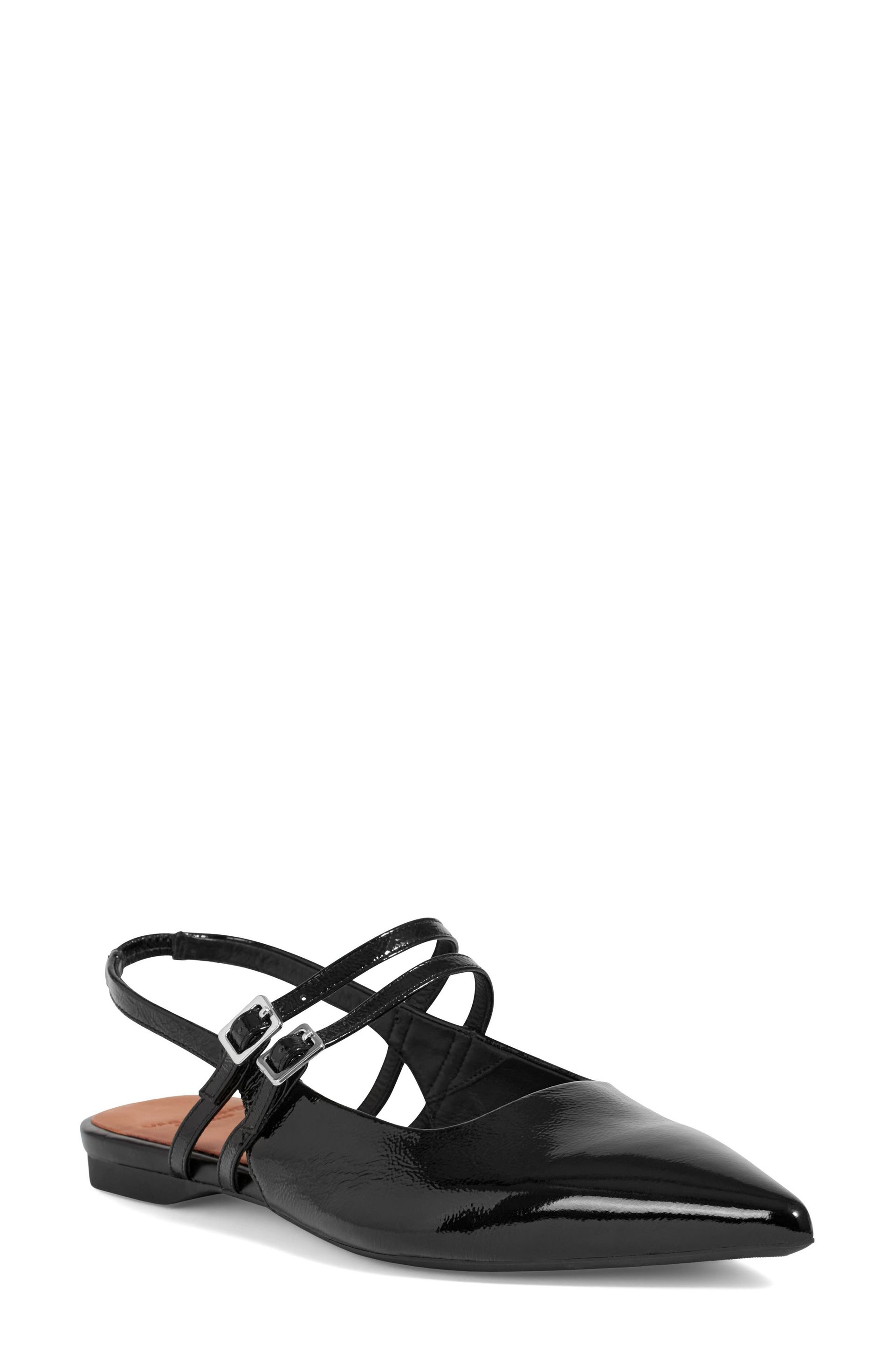 Hermine Pointed Toe Slingback Flat