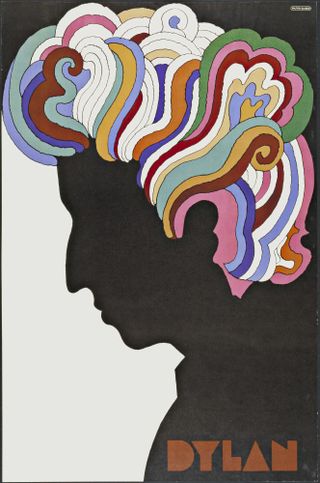 Bob Dylan poster by Milton Glaser