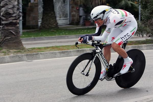 Italian time trial champion Marco Pinotti (HTC - Highroad)
