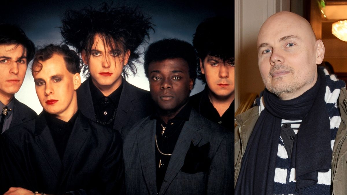 "He was drunk out of his mind and he asked me to make out with him": Billy Corgan on how he became a fan of The Cure... and the first time he met Robert Smith