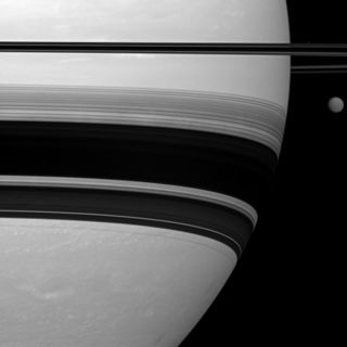 cassini saturn rings titan