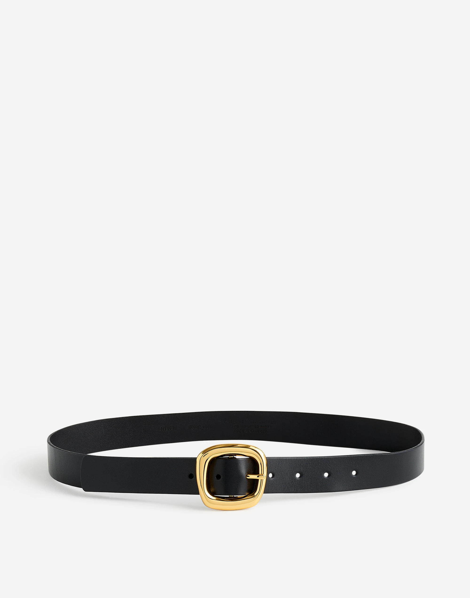 Sculptural Buckle Belt