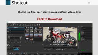 Website screenshot for Shotcut