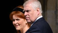  Sarah Ferguson and Prince Andrew attend the Easter Sunday Mattins Service at St George's Chapel on April 20, 2025