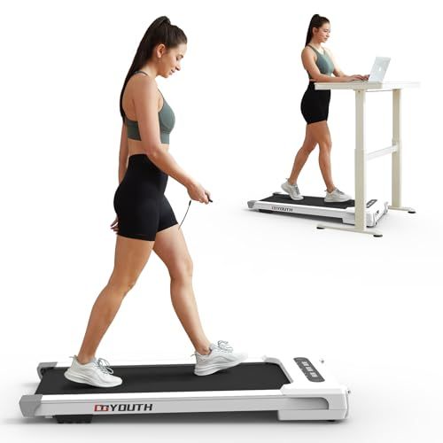 Goyouth 2 in 1 Under Desk Electric Treadmill
