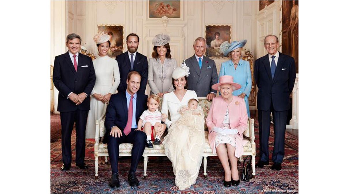 Princess Charlotte christening - official portrait
