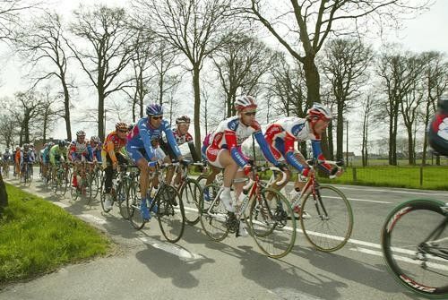 Cofidis riders sit comfortably in the second group.