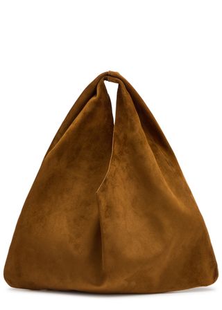 Bindle Small Suede Top Handle Bag