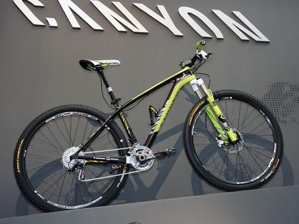 The Canyon-sponsored Topeak-Ergon team has been testing 29er carbon hardtails this season.