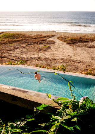 Pool overlooking the ocean