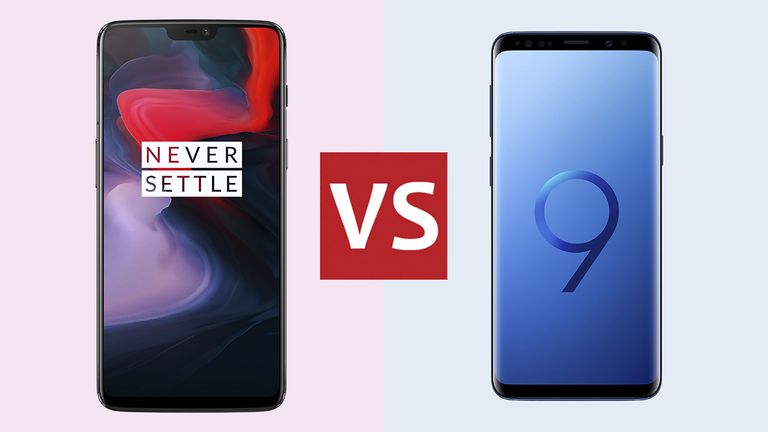 Samsung Galaxy S9 and OnePlus 6