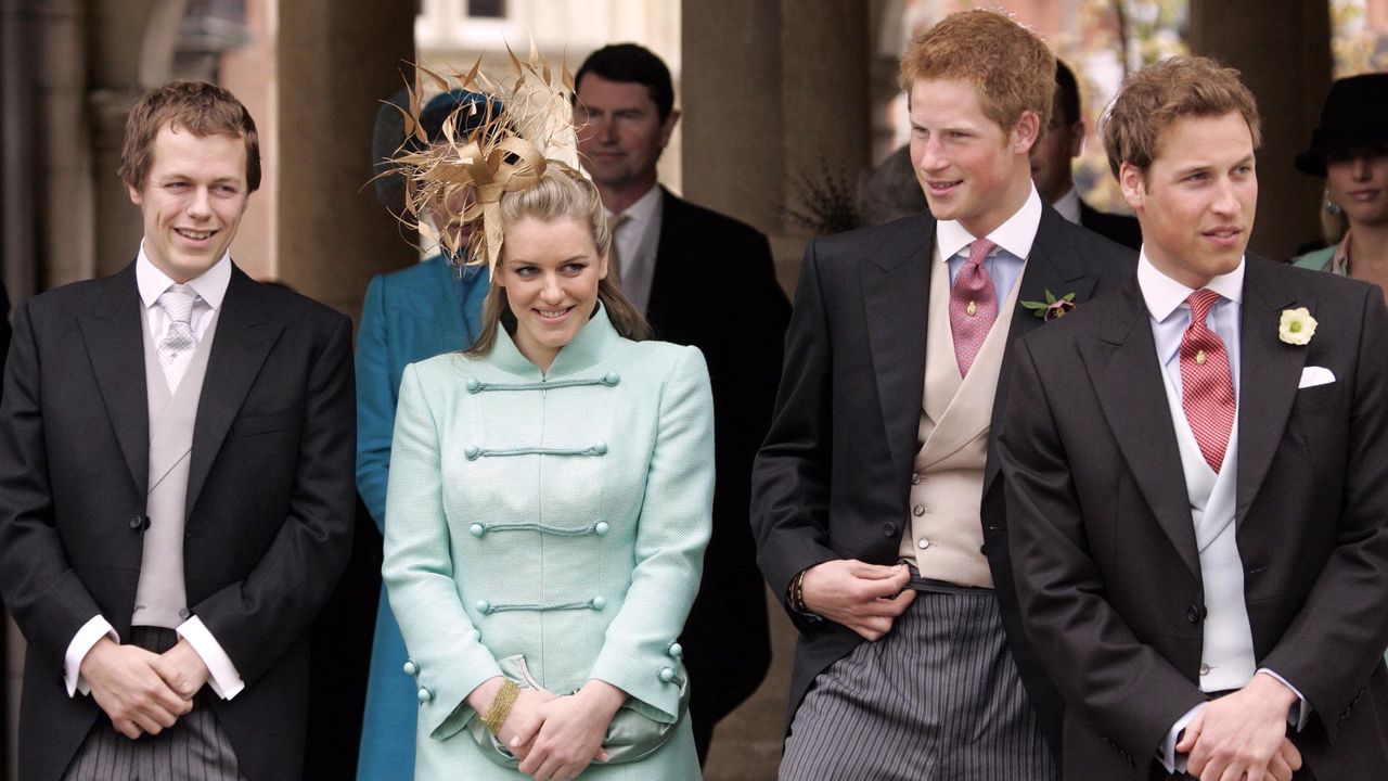 Tom and Laura Parker Bowles attend Queen Camilla and King Charles&#039; wedding with Prince Harry and Prince William