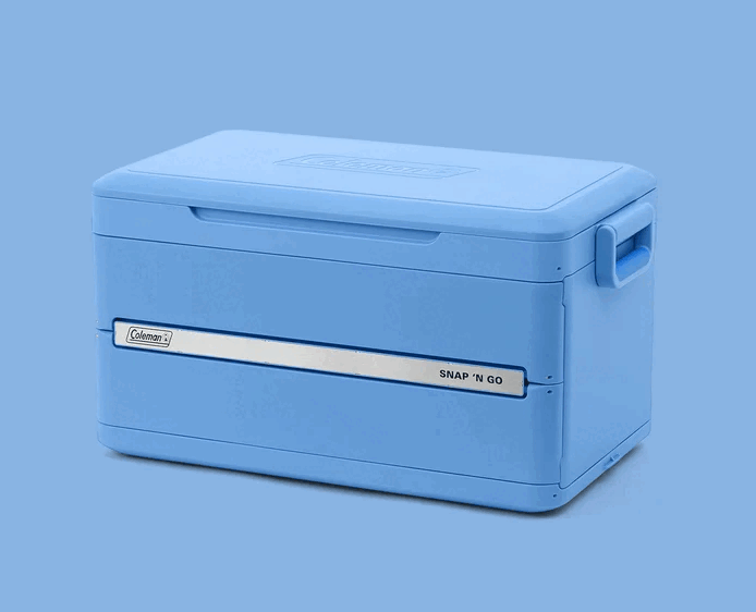 Coleman Snap &amp;rsquo;N Go collapsible cooler in action