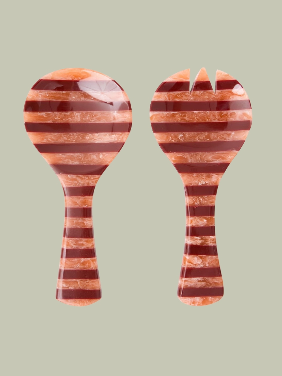 Oliver Bonas, Striped Salad Servers