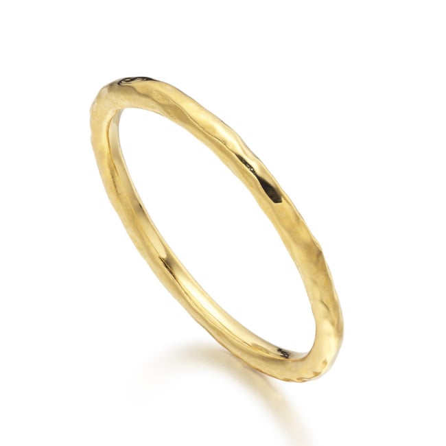 Gold Vermeil Siren Hammered Ring