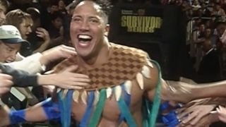 The Rock (as Rocky Maivia) makes his WWE debut at Survivor Series 1996