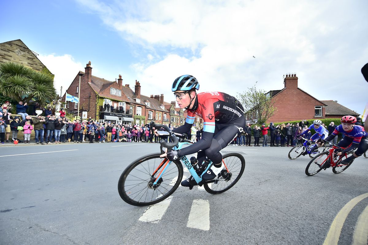A rare sighting of blue sky during stage 3