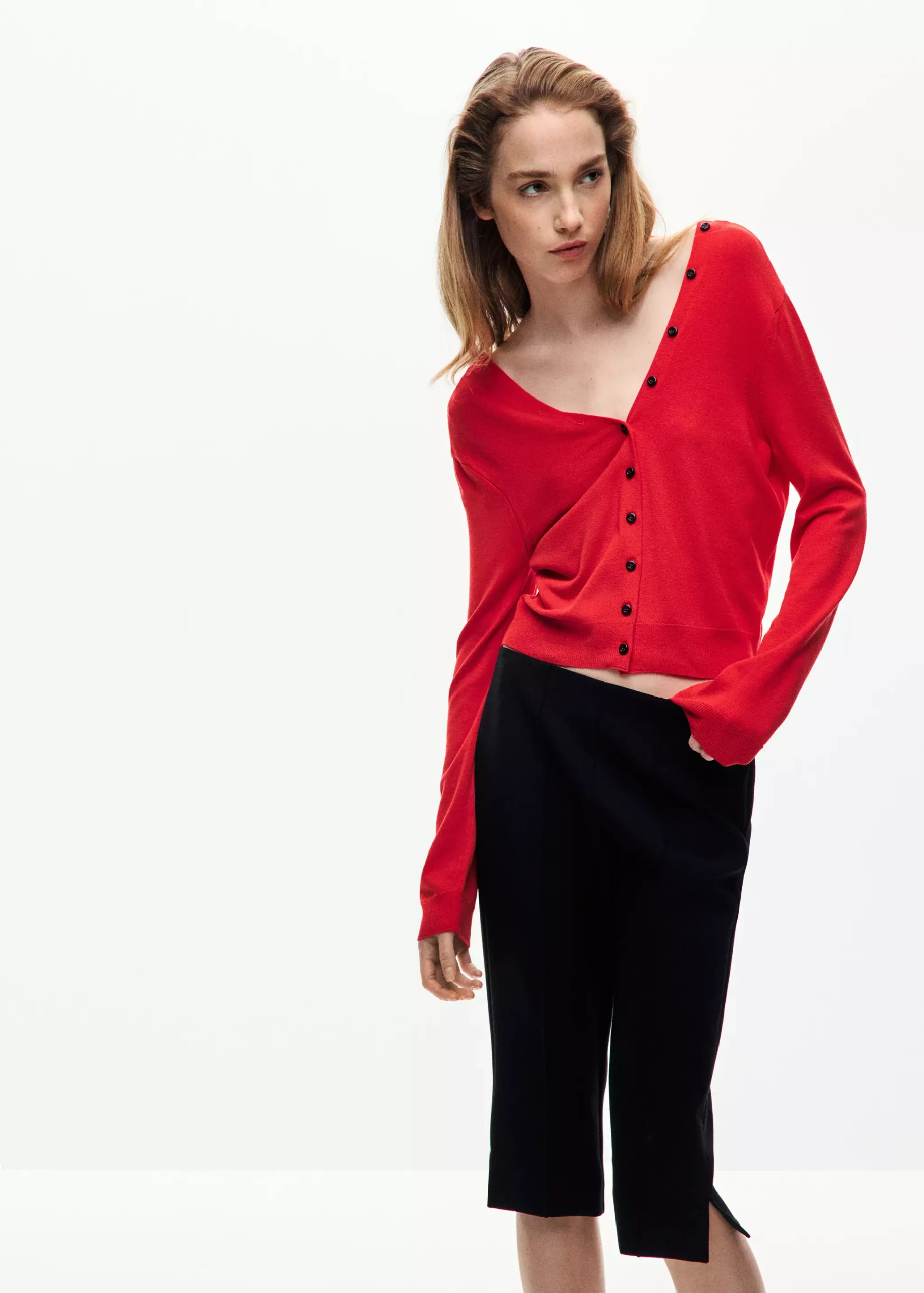 Knitted Button Cardigan - Women | Mango United Kingdom