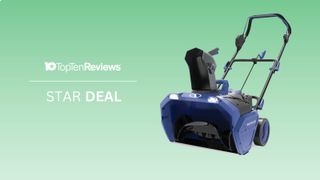 snow joe cordless single stage snow blower deal featured on top ten reviews