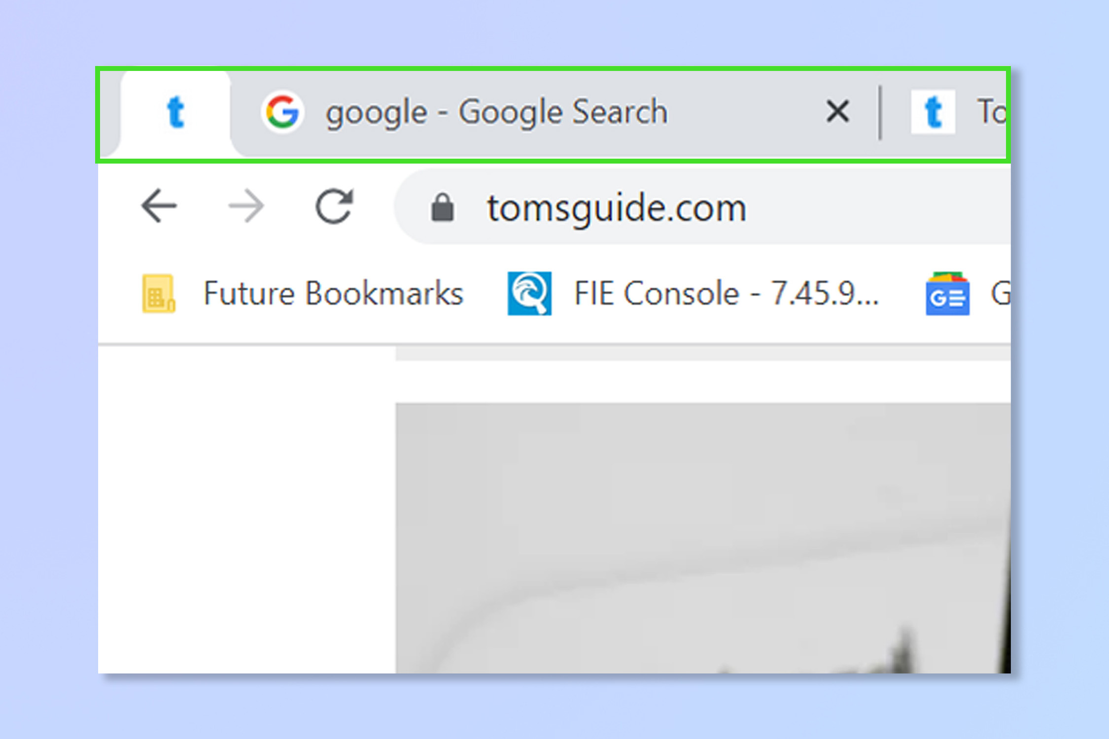 Закрепленная вкладка в Google Chrome