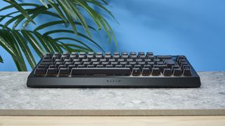 Photograph of the Razer BlackWidow V4 Pro 75% keyboard