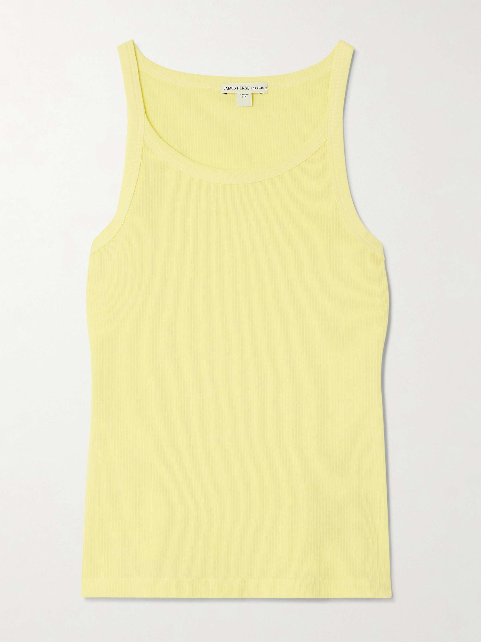 Ribbed Supima Cotton-Blend Tank