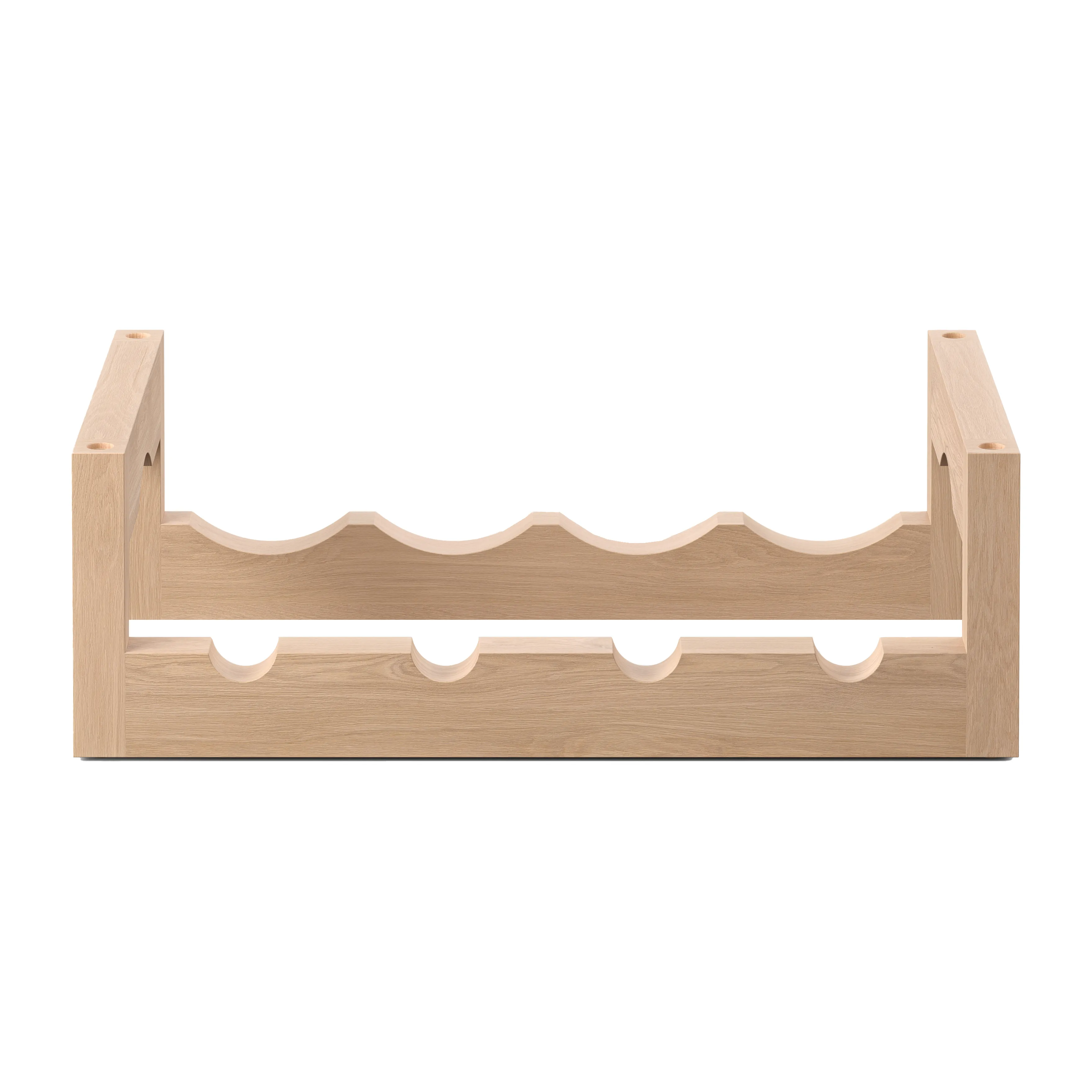 Silo Stapelbart Wine Rack, Oiled Ash