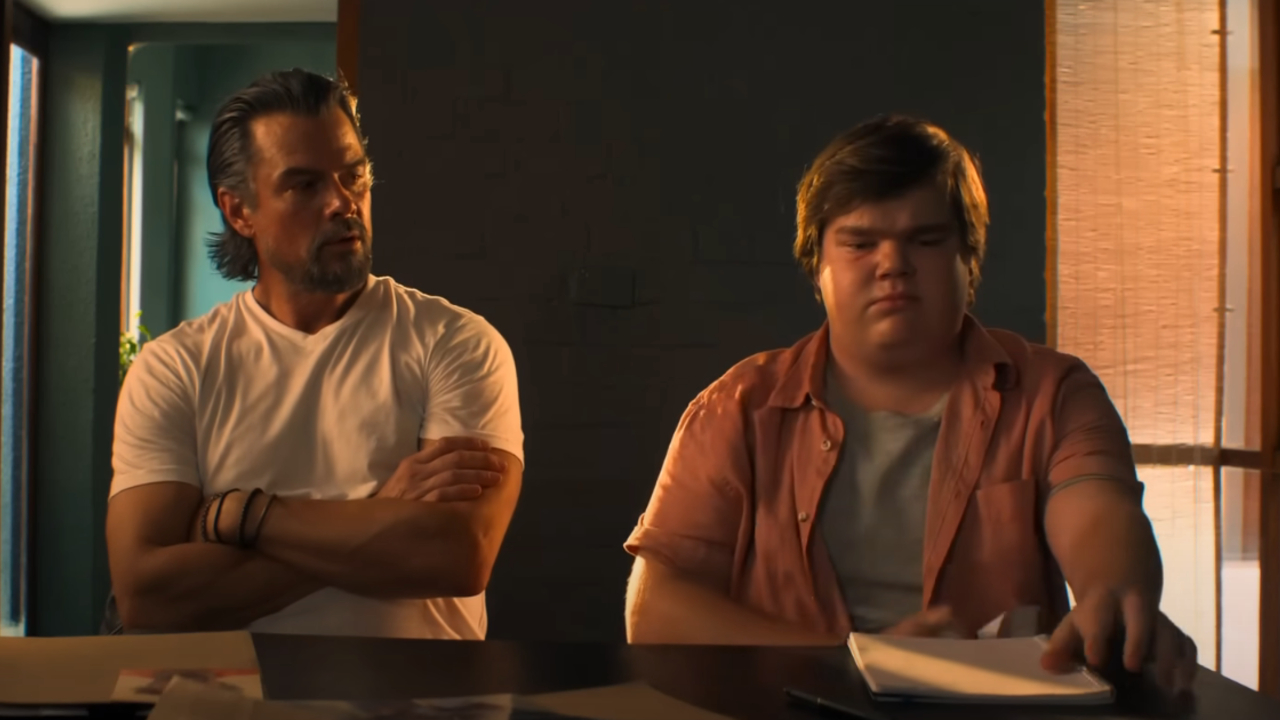 Josh Duhamel and Jeremy Ray Taylor in London Calling