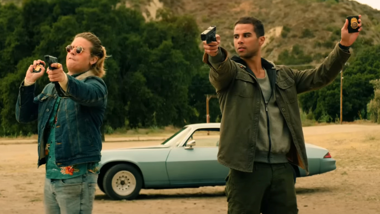 Dylan Sprouse and Mason Gooding in Under Fire