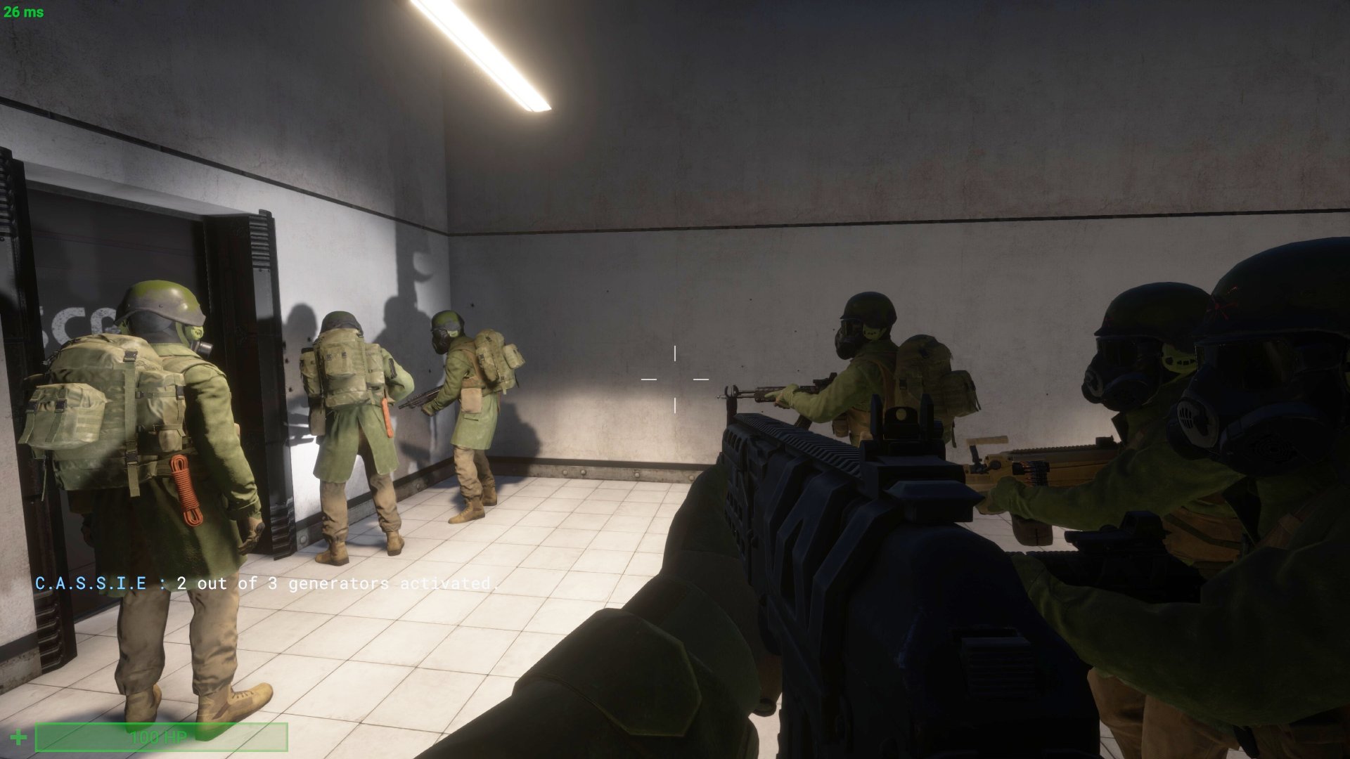 Chaos insurgency soldiers waiting by a door