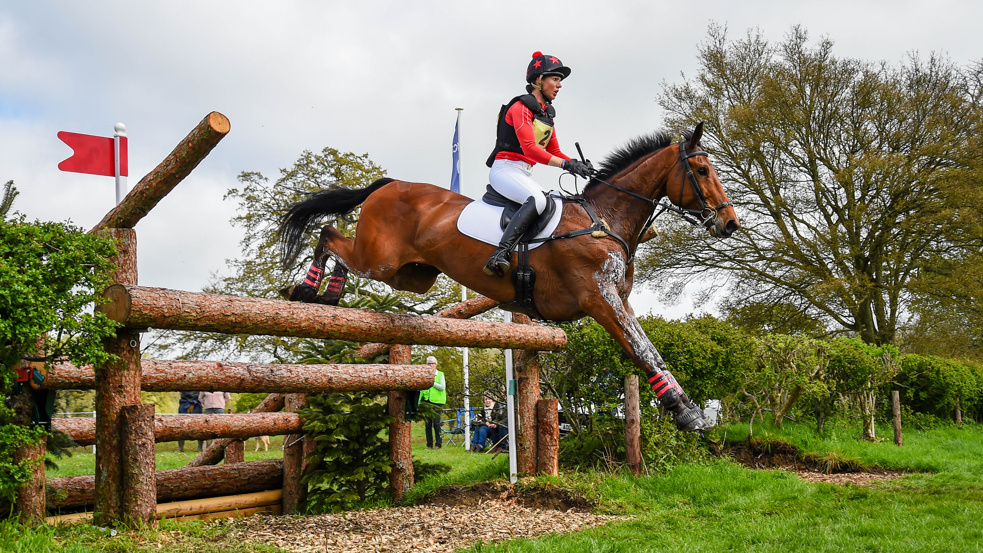 Fiona Kashel and WSF Carthago: the horse died after being injured at Badminton Horse Trials