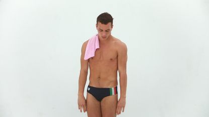 men diving