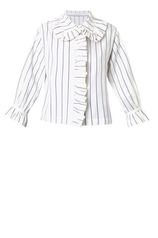 J.W. Anderson French Ruffle Cotton Shirt, £290