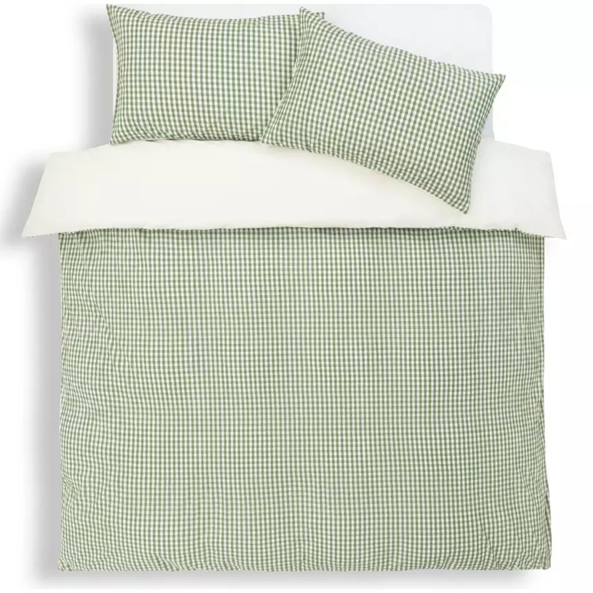 Swaddle Blanket Gingham Green