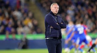 Nottingham Forest head coach Steve Cooper during Leicester City 4-0 Nottingham Forest in the Premier League on 3 October, 2022 at the King Power Stadium, Leicester, United Kingdom