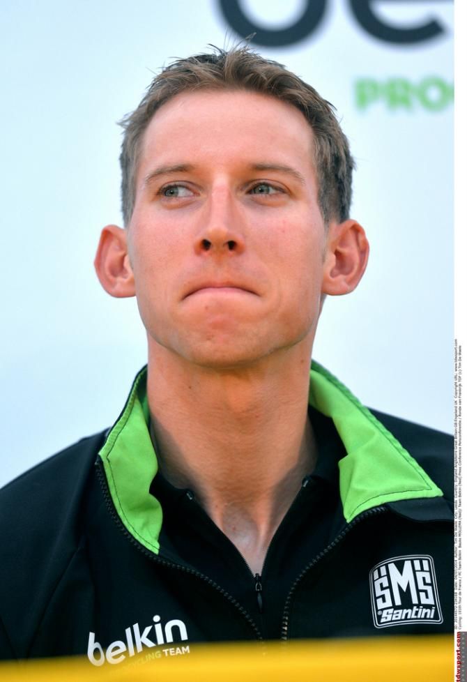 Bauke Mollema at the Tour de France press conference