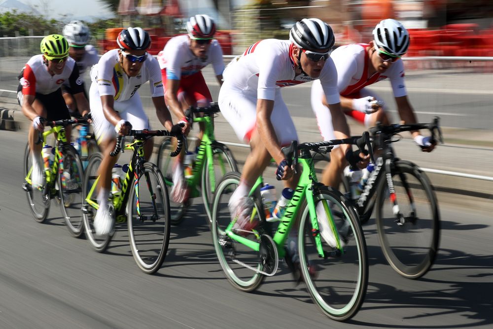The early break formed at the Rio Olympics
