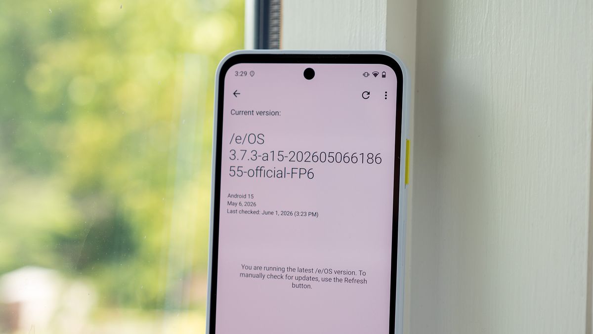 Android 15 /e/OS on the Fairphone 6