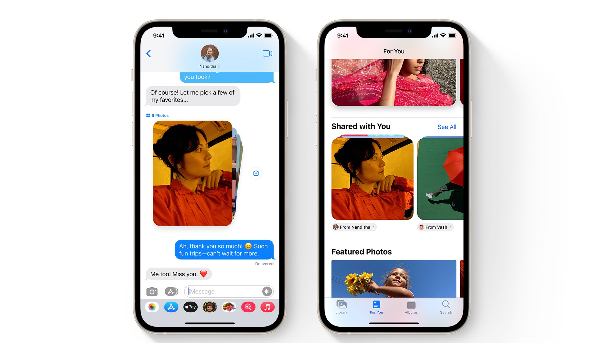 iOS 15 features messages