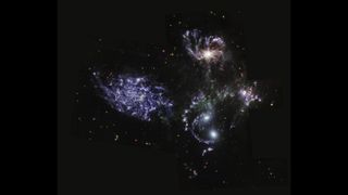 colliding galaxies