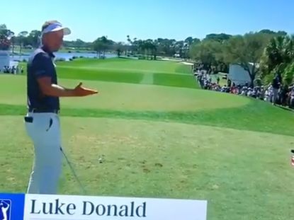 First Tee Announcer Butchers Donald Introduction - "Luke McDonald"