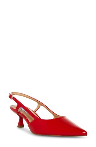 Steve Madden red slingback heels