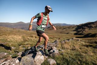 Hugh Chatfield on day two of the 2023 Montane Dragon's Back Race