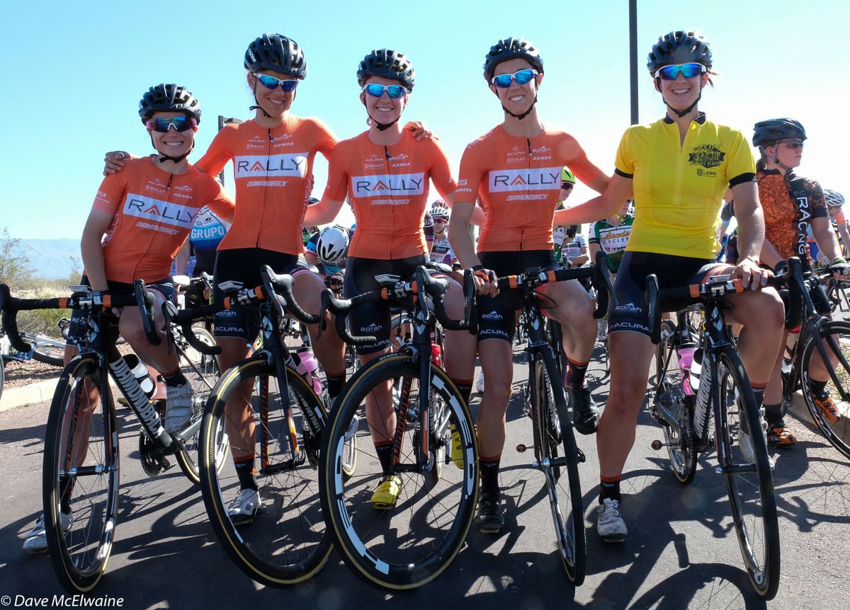 Rally Team was leading into the final day with Sara Bergen in the yellow jersey